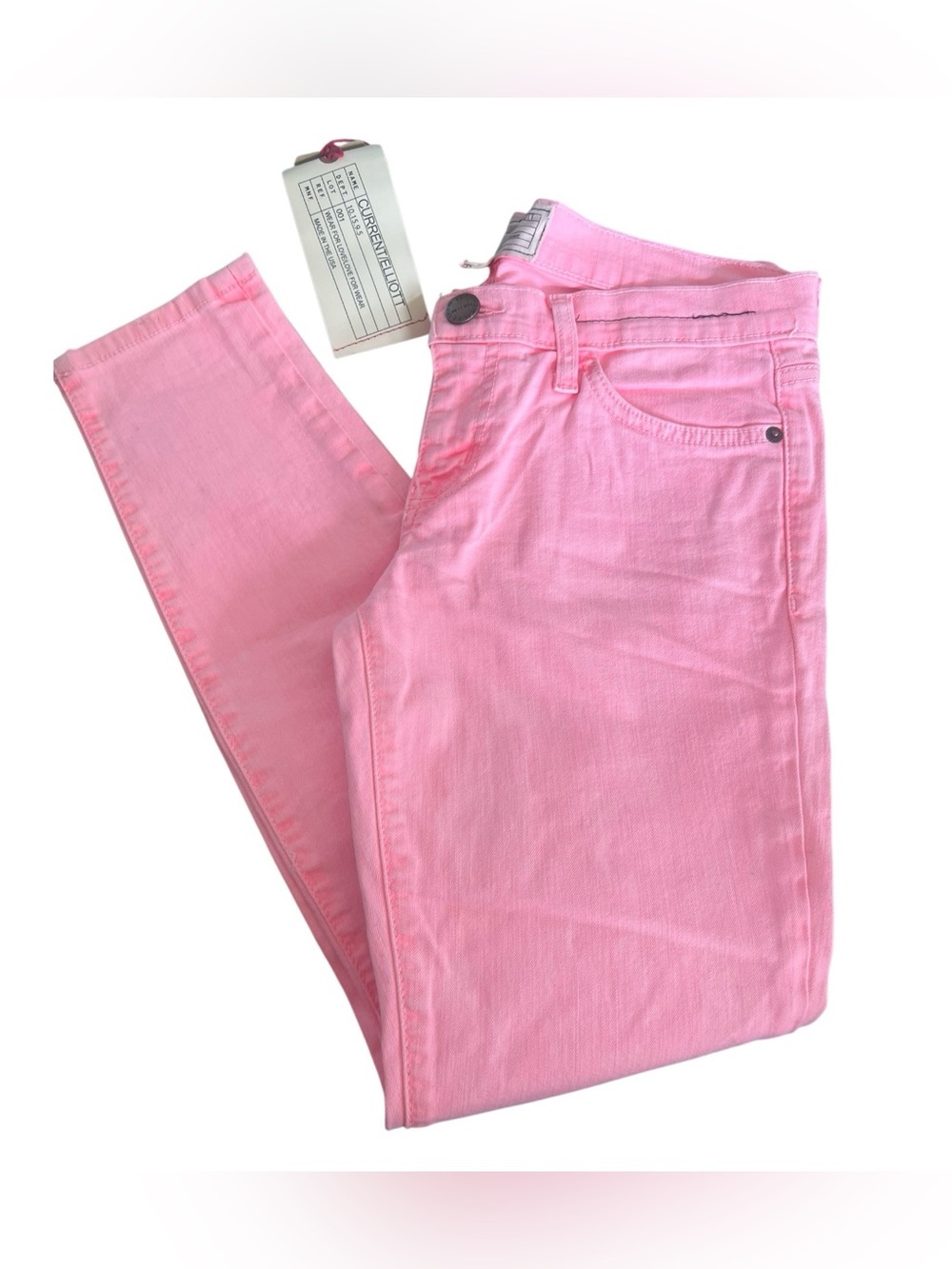NWT- Current/Elliott Pinky Orange Skinny Jeans